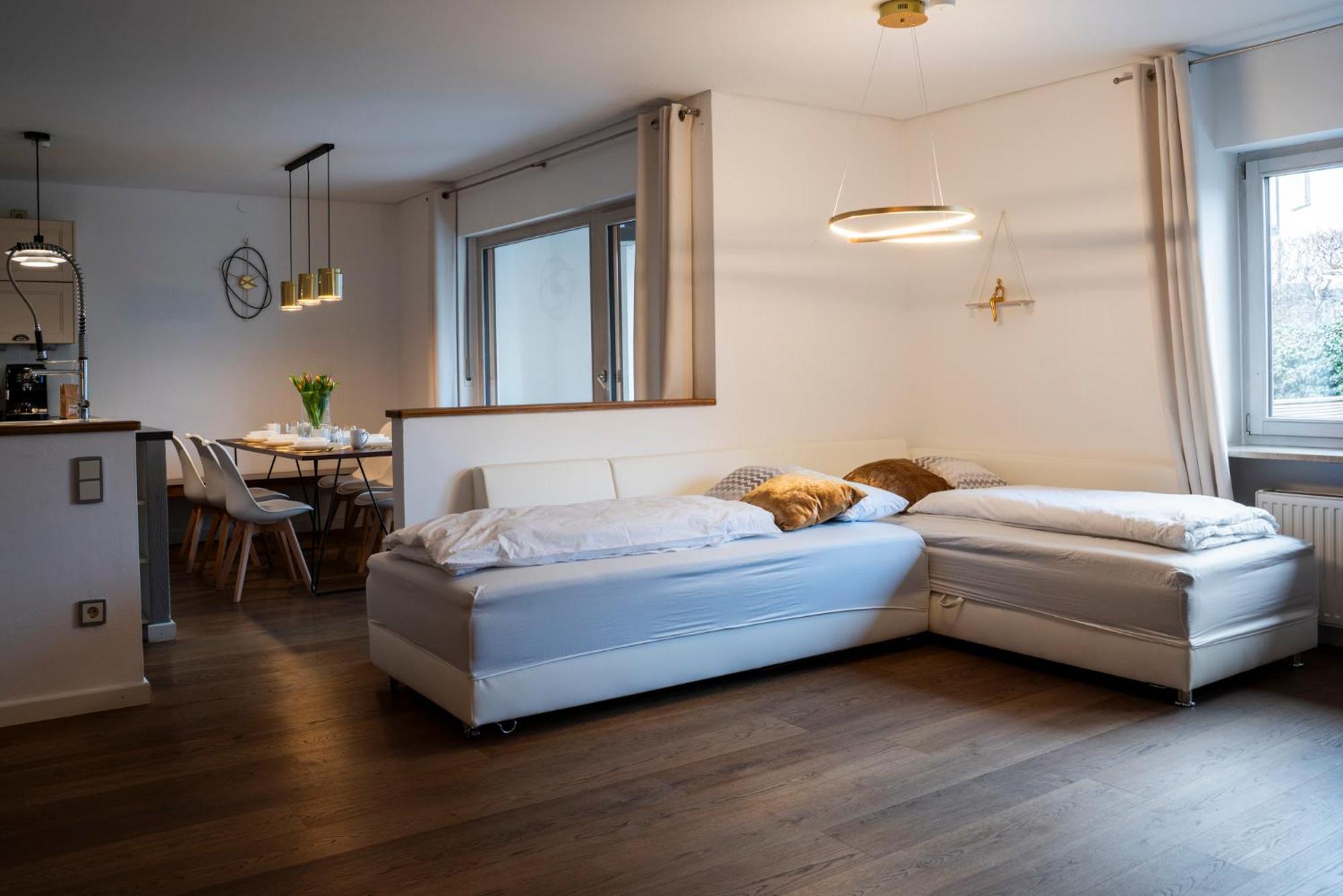 Apartment 130m2 Loft - Balkon, Smart Tv, Badewanne, Kaffee